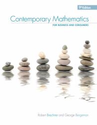 Contemporary Mathematics for Business and Consumers