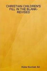 Christian children's fill in the Blank-revised