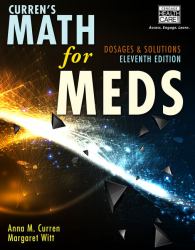 WebAssign Printed Access Card for Curren/Witt's Math for Meds: Dosages and Solutions, Single-Term
