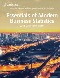 Bundle: Essentials of Modern Business Statistics with Microsoft Excel, Loose-Leaf Version, 8th + MindTap, 1 Term Printed Access Card