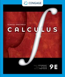 Bundle: Single Variable Calculus, 9th + Student Solutions Manual, Chapters 1-11 for Stewart/Clegg/Watson's Single Variable Calculus, 9th + WebAssign for Stewart/Clegg/Watson's Calculus, Multi-Term Printed Access Card, 9th