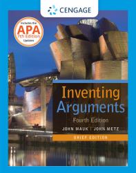 Inventing Arguments, Brief (w/ APA7E Updates and MLA9E Update Card)