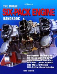 The Mopar Six-Pack Engine Handbook HP1528 : How to Rebuild and Modify the 440 6-Barrel and 340 6-Barrelor Convert Your la Sm All-Block (318-360 C. I. ), Mopar Big Block (383-440 C. I. ) or Magnum (5. 2L-5. 9L)