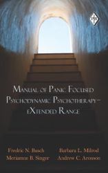 Manual of Panic Focused Psychodynamic Psychotherapy - EXtended Range