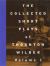 Collected Short Plays of Thornton Wilder, Volume O