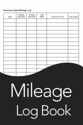 Mileage Log Book : IRS-Compliant Tracker for Business Vehicle Expense Log with Odometer and Trip Record for Tax-Deductible Miles