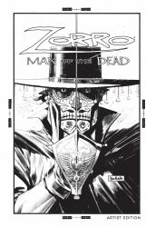 Zorro: Man of the Dead Artist Edition