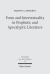 Form and Intertextuality in Prophetic and Apocalyptic Literature