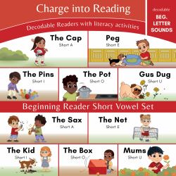 Charge into Reading: Beginning Letter Sounds Decodable Reader Set