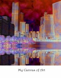 My Canvas of Art - 8 X 11 - along the Chicago River : Your Personal Art Book