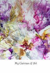My Canvas of Art - 6x9 - Pastel Floral : Your Personal Art Book