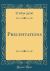 Precipitations (Classic Reprint) Precipitations (Classic Reprint)