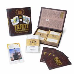Tarot Training Sleeves : A 3-Step, Interactive Box Set for Beginners with 80 Tarot Training Sleeves, 84 Keyword Labels, and 80 Definition Cards (Tarot Kit Box Set with 80 Cards and Guide Book)