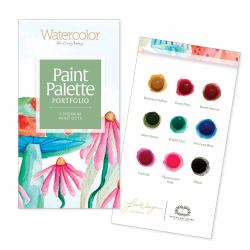 Watercolor the Easy Way Paint Palette Portfolio Garden : 9 Premium Paint Dots