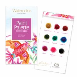 Watercolor the Easy Way Paint Palette Portfolio Friends : 9 Premium Paint Dots