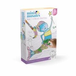 Mini Mosaics Whimsical Sea Friends : Paint and Decorate Canvas Boards with Tumbled Glass - DIY Mixed-Media Craft Gift for Ages 6 and Up