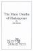 The Many Deaths of Shakespeare
