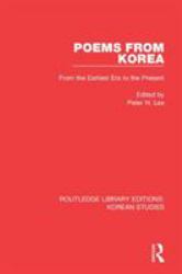 Poems from Korea : From the Earliest Era to the Present