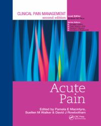 Clinical Pain Management : Acute Pain : Acute Pain