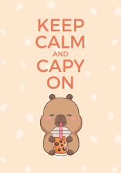 CapyFun Capybara Notebook - Cream Boba