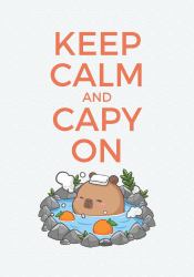 CapyFun Capybara Notebook - Teal Onsen