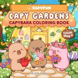 Capy Gardens : Capybara Coloring Book