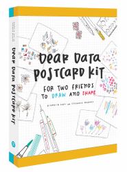 Dear Data Postcard Kit : For Two Friends to Draw and Share (DIY Data Visualization Postcard Kit)