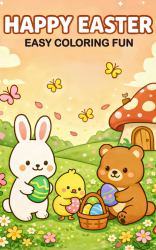Happy Easter Easy Coloring Fun