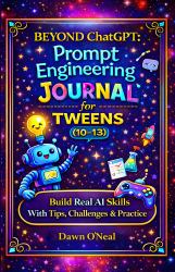 BEYOND ChatGPT Prompt Engineering Journal for Tweens (10-13) : Build Real AI Skills with Tips, Challenges & Practice
