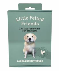 Little Felted Friends: Labrador Retriever : Dog Needle-Felting Beginner Kits with Needles, Wool, Supplies, and Instructions