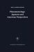 Phenomenology : Japanese and American Perspectives