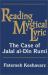 Reading Mystical Lyric : The Case of Jalal al-Din Rumi