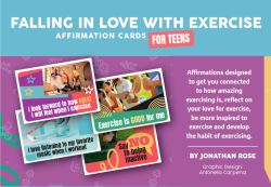 Falling in Love with Exercise for Teens Affirmation Cards