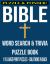 Puzzle & Ponder: Bible Word Search : Large Print Word Search & Trivia Puzzle Book