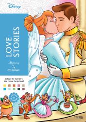 Mystery Colouring - Love Stories : Reveal Iconic Disney Characters with Colour by Number