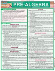 Pre-Algebra : QuickStudy Laminated Reference Guide