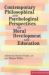 Contemporary Philosophical and Psychological Perspectives on Moral Development and Education