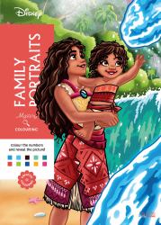 Mystery Colouring - Family Portraits : Reveal Iconic Disney Characters with Colour by Number