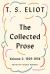 The Collected Prose, Volume 2: 1929-1934