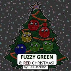 Fuzzy Green and Red Christmas