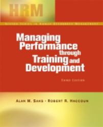 Managing Performance Through Training and Development