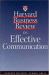 Harvard Business Review on Effective Communication