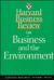 Harvard Business Review on Green Business