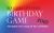 YOLO Birthday Game : The Game You Treasure for a Lifetime