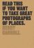 Read This If You Want to Take Great Photographs of Places : (Beginners Guide, Landscape Photography, Street Photography)