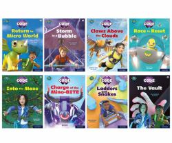 Project X Code - White and Lime Book Bands : Oxford Levels 10 and 11 Sky Bubble and Maze Craze, Mixed Pack of 8