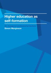 Higher Education As Self-Formation