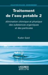 Traitement de Leau Potable 2 : Traitement de Leau Potable 2