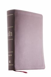 The NIV, Open Bible, Thumb Indexed, Red Letter Edition, Comfort Print : Complete Reference System [Brown]