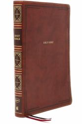 KJV Thinline Bible, Giant Print, Thumb Indexed, Red Letter Edition [Brown]